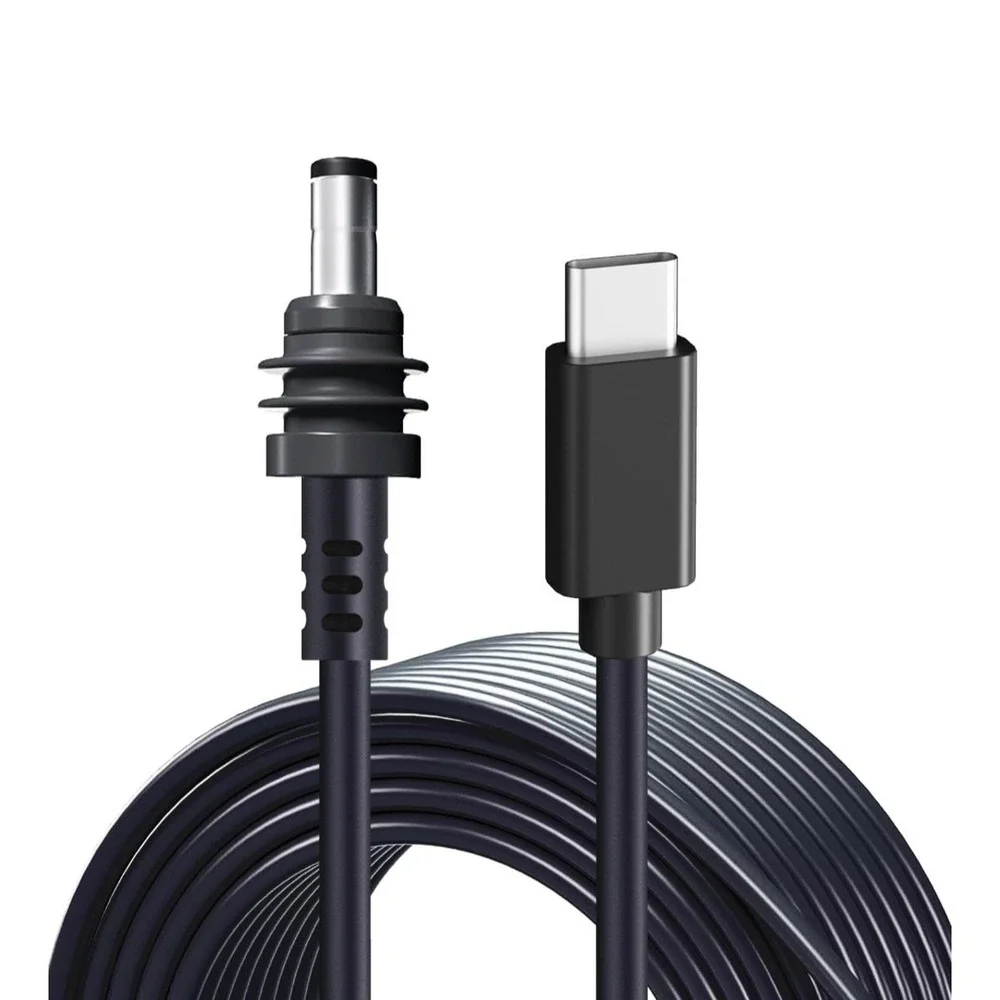 NEDUL Starlink Mini USB C to DC Power Cable 49ft 15M 18AWG 65W PD 20V Waterproof